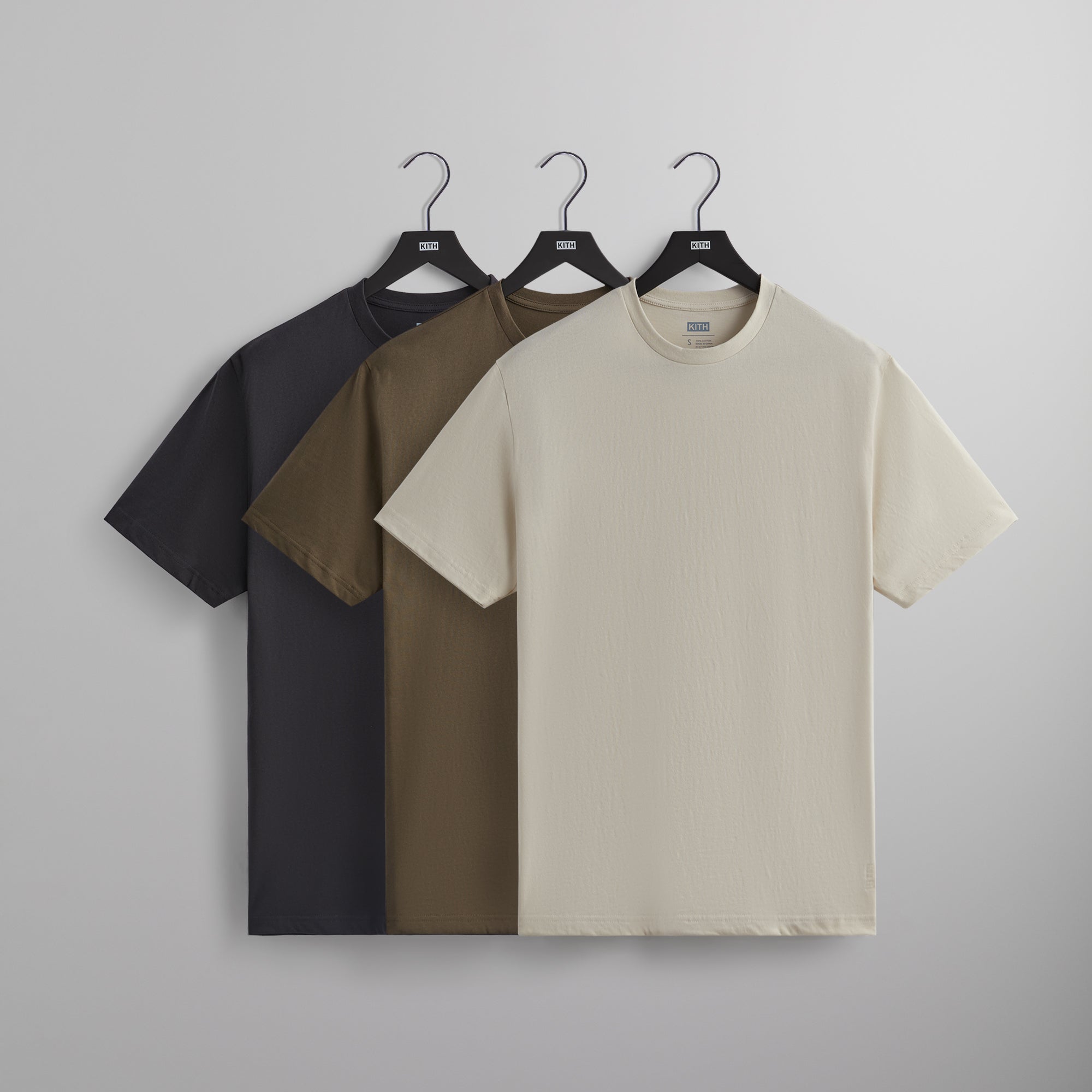 T-shirt Multipack - 3 Plain Crewneck Cotton Tees - ALLRIOT