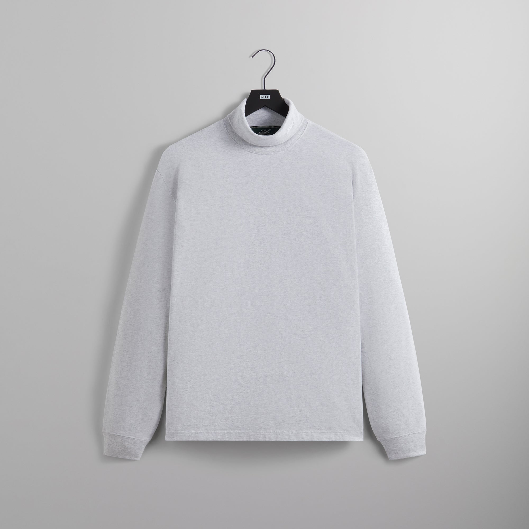 Kith Cortlandt Turtleneck - Light Heather Grey