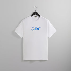 Kith Cursive Logo Tee - White