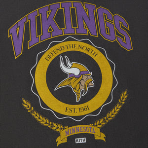 Kith for the NFL: Vikings Vintage Tee - Black