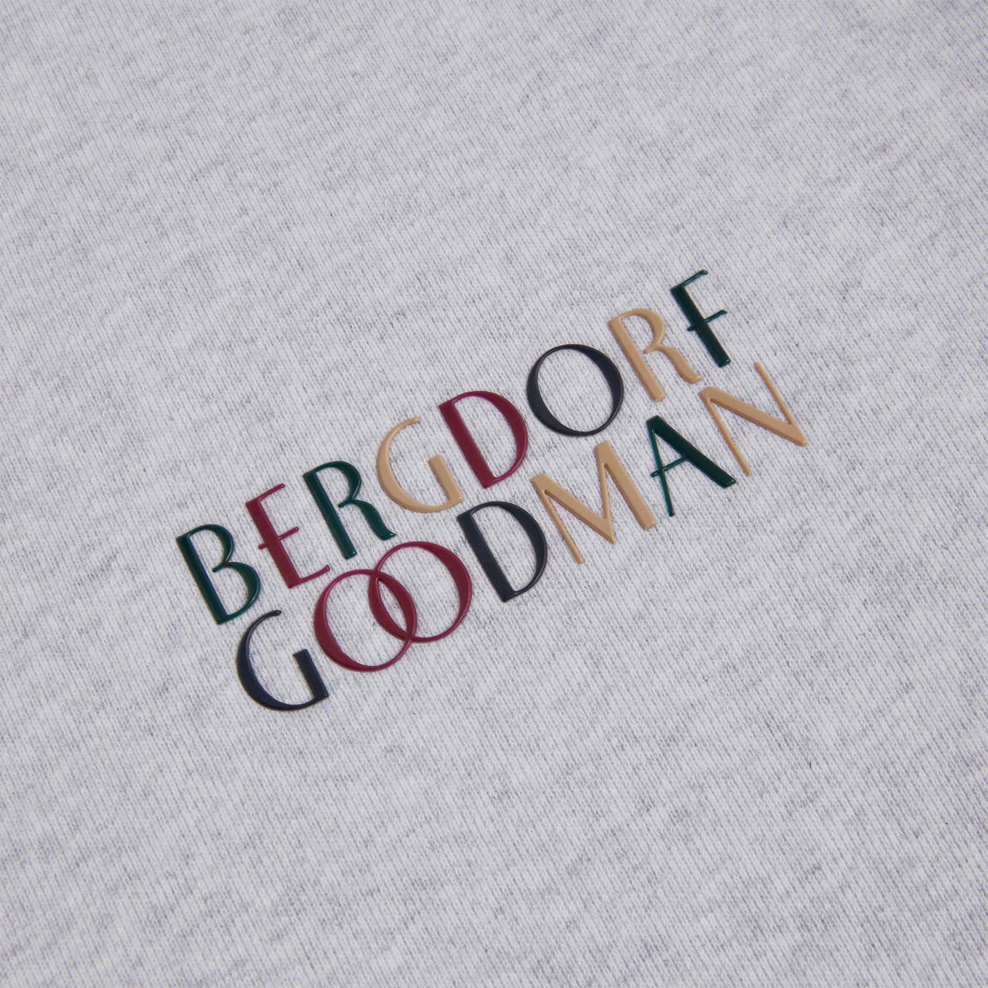 Kith for Bergdorf Goodman Nelson Crewneck - Light Heather Grey Kith for Bergdorf Goodman Nelson Crewneck - Light Heather Grey
