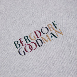 Kith for Bergdorf Goodman Nelson Crewneck - Light Heather Grey