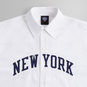 NYK Solid Button Baseball Shirt
