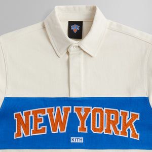 Erlebniswelt-fliegenfischenShops for the New York Knicks Long Sleeve Rugby hooded Shirt - Silk