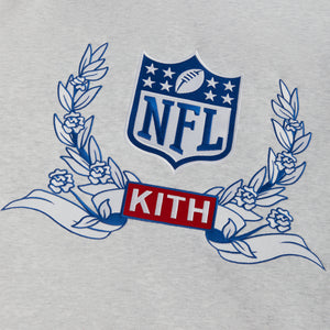 Kith for the NFL: Giants Laurel Hoodie - Light Heather Grey