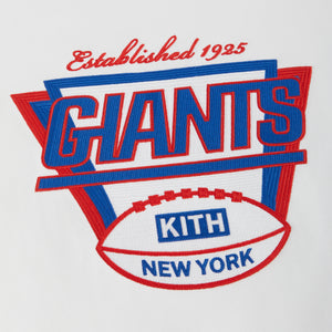Kith for the NFL: Giants 1925 Nelson Crewneck - White