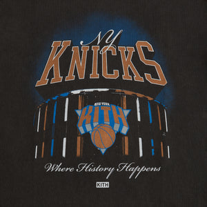 Kith for the New York Knicks MSG Vintage Tee - Black