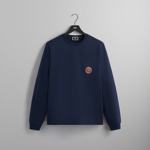 Kith for the New York Knicks NY to the World Ramble L/S Tee - Nocturnal