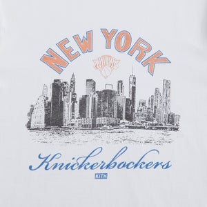 Erlebniswelt-fliegenfischenShops for the New York Knicks Skyline L/S Vintage Tee - White
