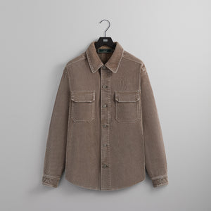 UrlfreezeShops Rowan Cord Shirt Jacket - Astro