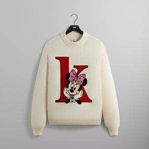 Disney | Kith for Mickey & Friends Minnie K Crewneck Sweater - Sandrift