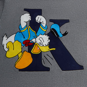 Disney | Kith for Mickey & Friends Donald K Crewneck Sweater - Medium Heather Grey