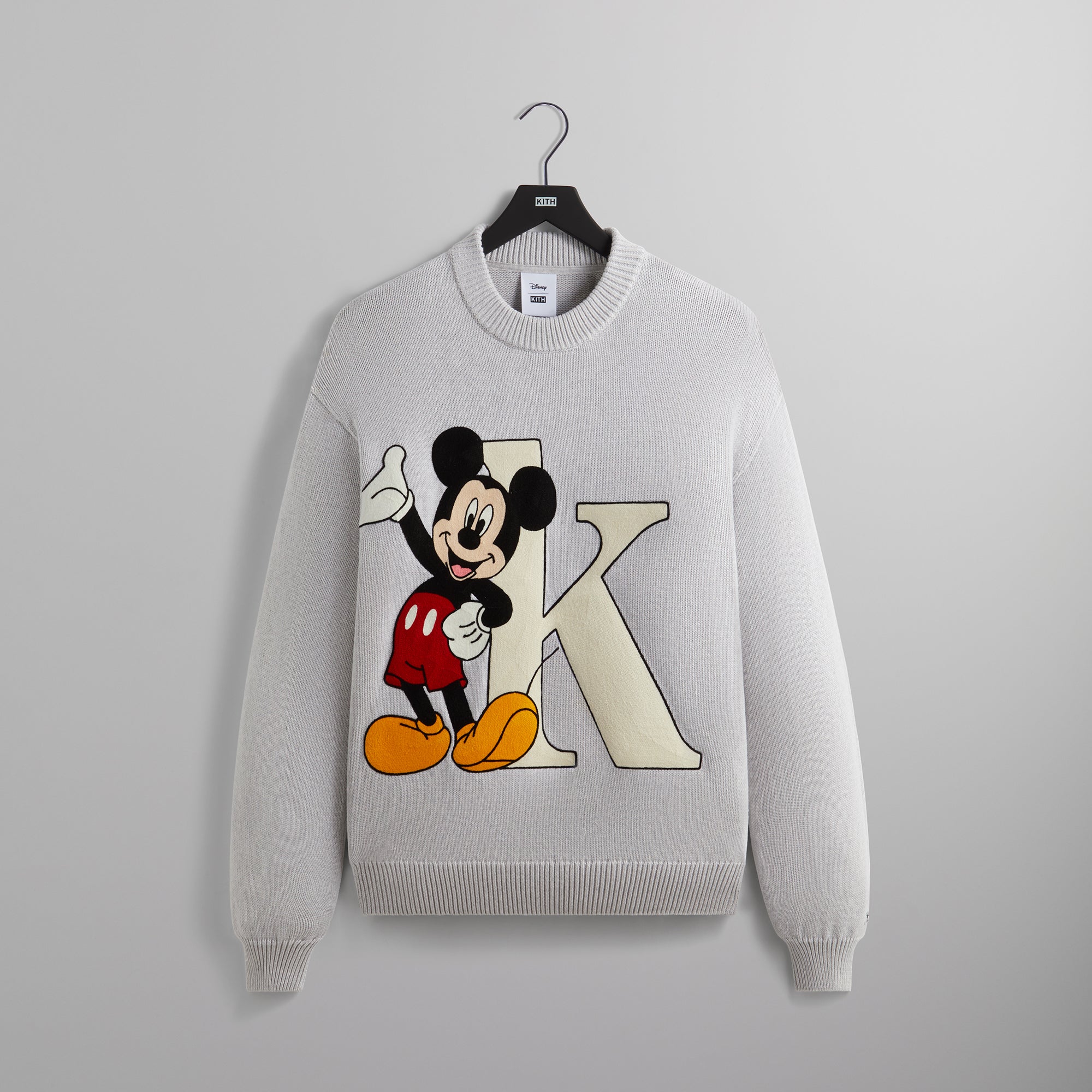 Disney | Kith for Mickey & Friends Mickey K Crewneck Sweater - Light H