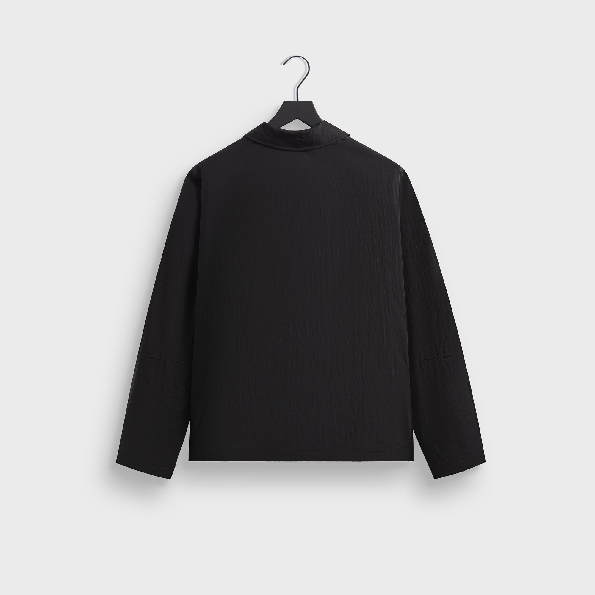 Kith Wrinkle Nylon Windsor Panelled Track Jacket - Black