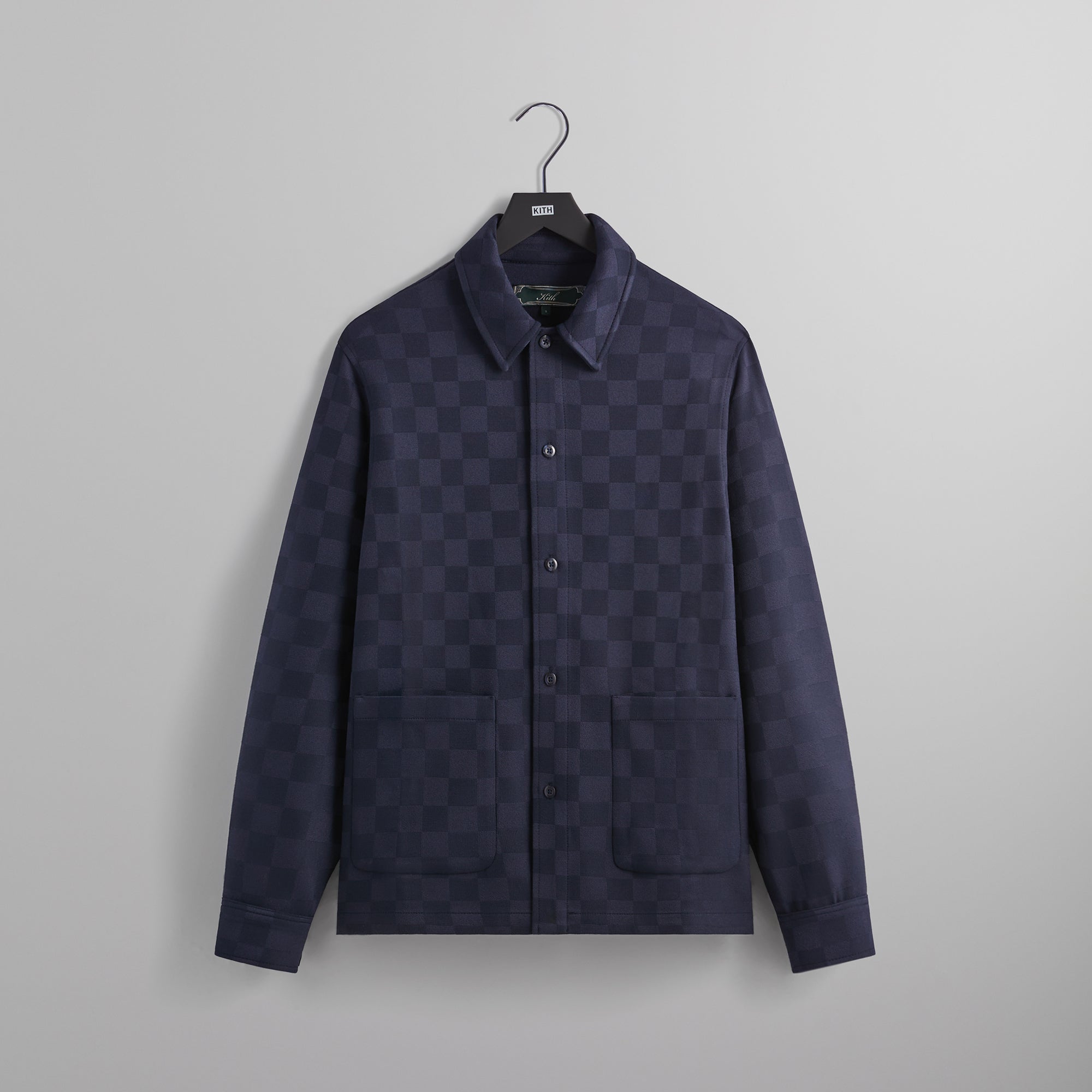 Kith Boxy Collared Overshirt - Nocturnal