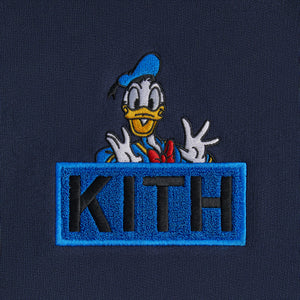 Disney | Kith for Mickey & Friends Cyber Monday Donald Duck Classic Logo Hoodie - Nocturnal