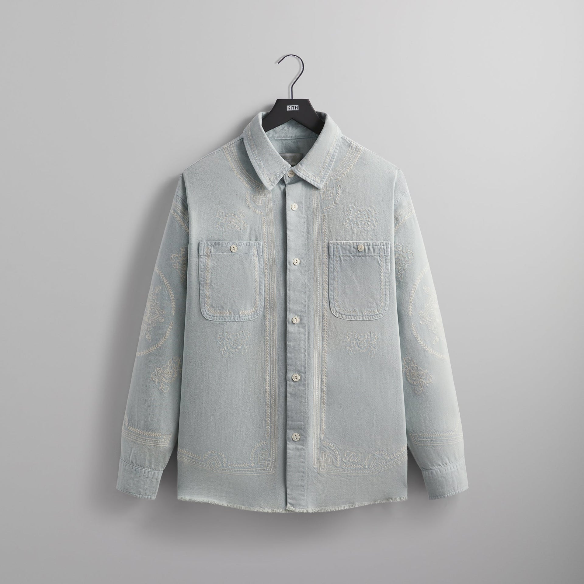 Kith Raw Hem Denim Apollo Shirt - Breath PH