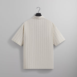 Kith Striped Twill Thompson Crossover Shirt - Sandrift PH