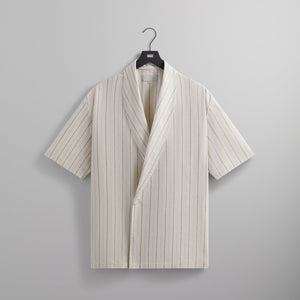 Kith Striped Twill Thompson Crossover Shirt - Sandrift PH