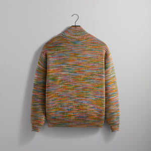 UrlfreezeShops Space Dye Wyona Full Zip candy-stripe Sweater - Multi