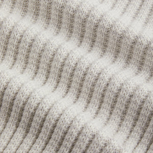 Kith Wyona Open Knit Full Zip Sweater - Light Heather Grey