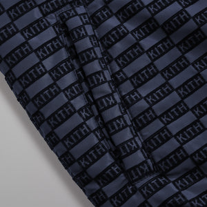 Kith Flocked Monogram Puffed Devon Shirt - Nocturnal