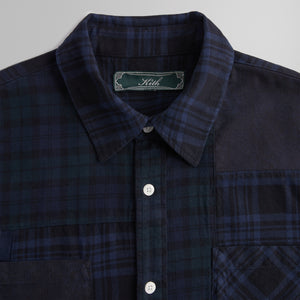 Kith Patchwork Jaydin Buttondown Shirt - Nocturnal