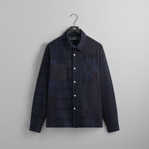 Erlebniswelt-fliegenfischenShops Patchwork Jaydin Buttondown Shirt - Nocturnal