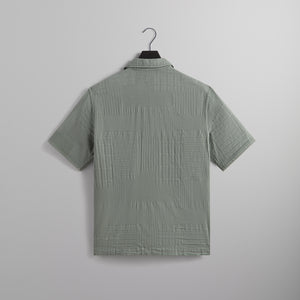 Kith Overdyed Patchwork Boxy Collared Overshirt - Reverie