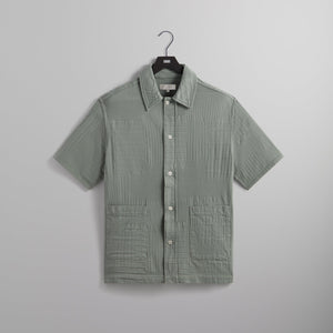 Kith Overdyed Patchwork Boxy Collared Overshirt - Reverie PH