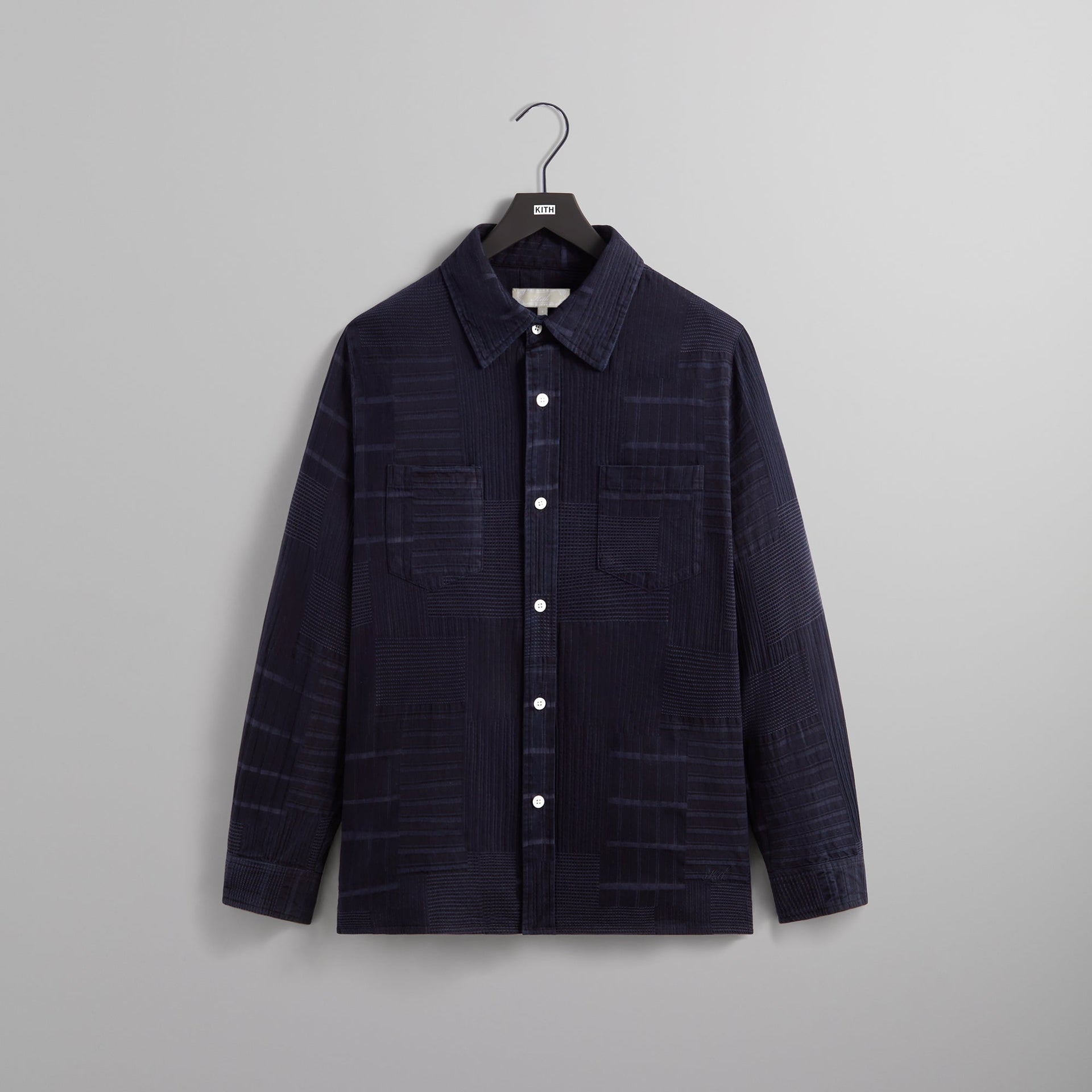 Kith Overdyed Patchwork Jaydin Buttondown - Ink PH