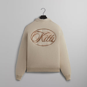 Kith Nelson Quarter Zip Rugby - Sandy Heather PH