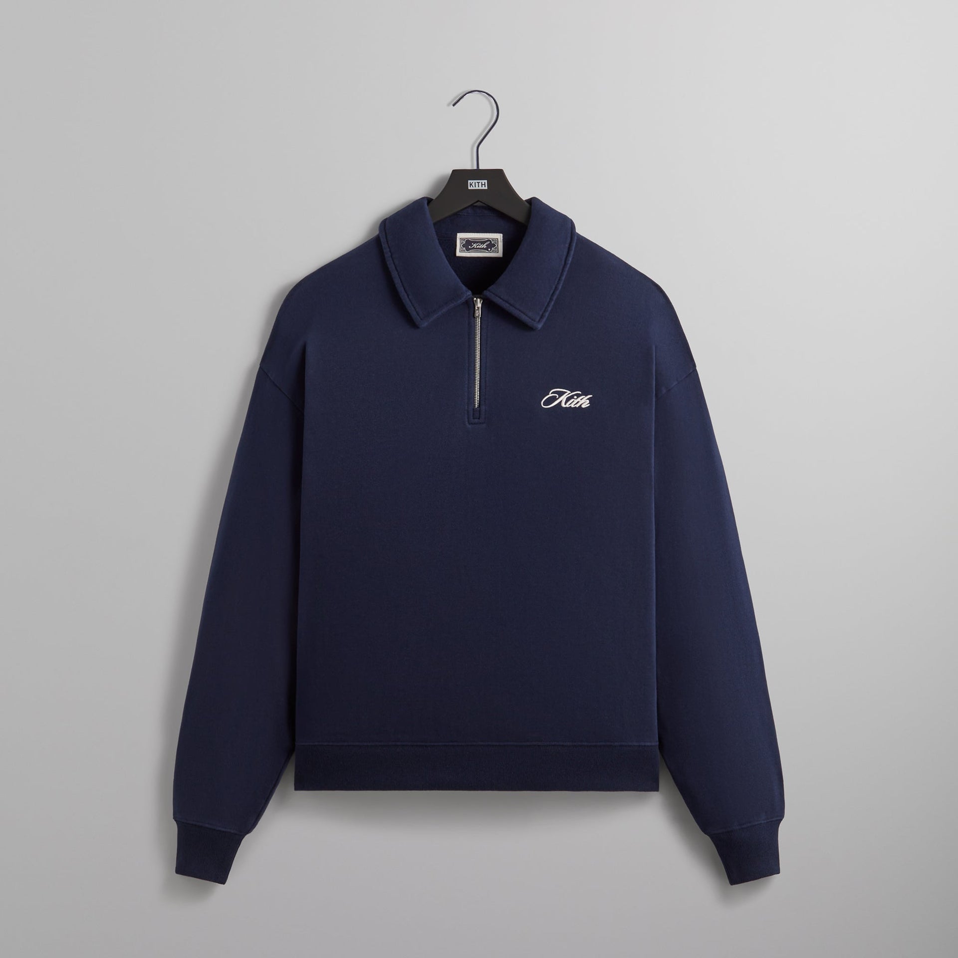 Kith Nelson Quarter Zip Rugby - Nocturnal PH