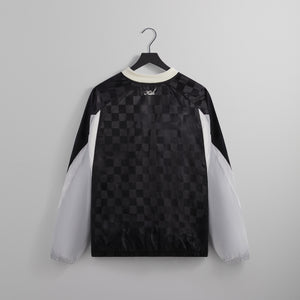Kith Checkered Satin Dayton Combo Pullover - Black