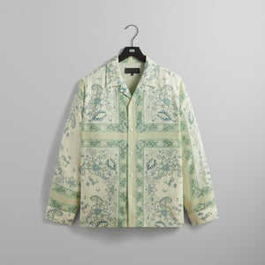 Erlebniswelt-fliegenfischenShops 101 Vintage Floral Bandana Long Sleeve Thompson fabric Shirt - Data