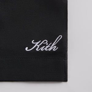 Kith Silk Cotton Thompson Crossover Shirt - Black