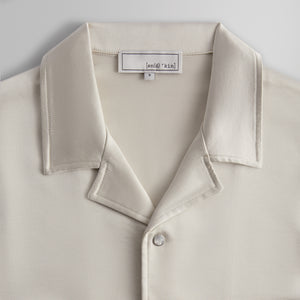 &Kin Washed Satin Landon Souvenir Shirt - Veil