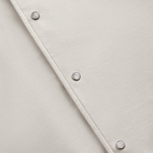 &Kin Washed Satin Landon Souvenir Shirt - Veil