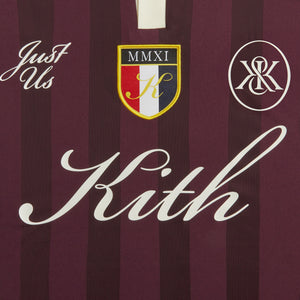 Kith Shadow Stripe Marcel Soccer Jersey - Rave