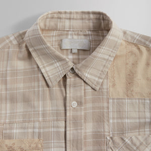 Kith Patchwork Jaydin Buttondown Shirt - Sediment PH