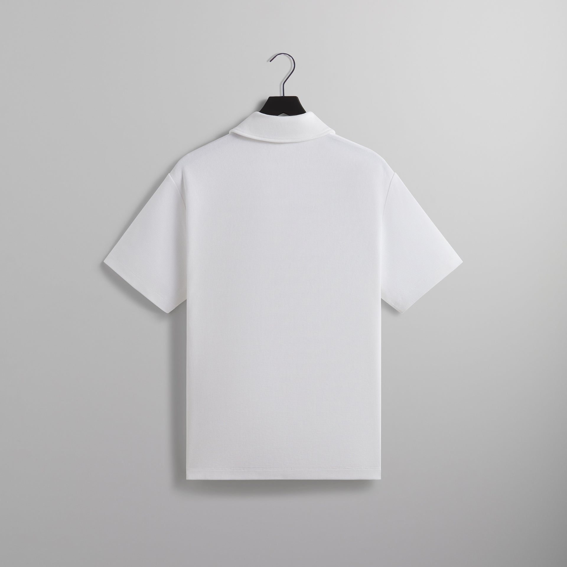 Kith Micro Waffle Drew Polo - White