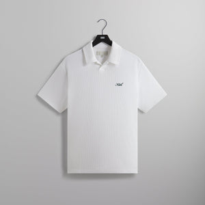 UrlfreezeShops Micro Waffle Drew Polo - White PH