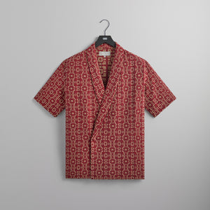 UrlfreezeShops Textured Stitch Thompson Crossover Tweed Shirt - Bitters