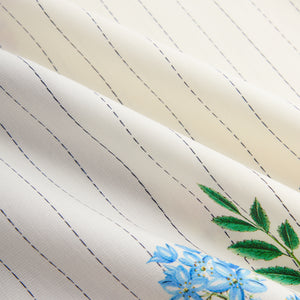 Kith for New York Botanical Garden Pinstripe Floral Thompson Shirt - Silk