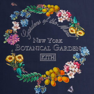Erlebniswelt-fliegenfischenShops for New York Botanical Garden Floral Border Long Sleeve Thompson Shirt - Nocturnal