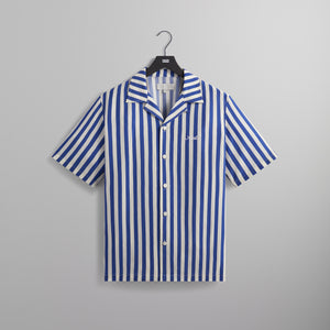 UrlfreezeShops Striped Thompson Camp Collar Shirt - Current