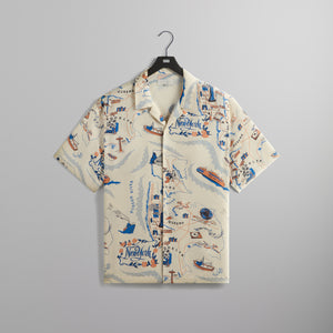 UrlfreezeShops NYC Thompson Camp Collar Shirt - Sandrift