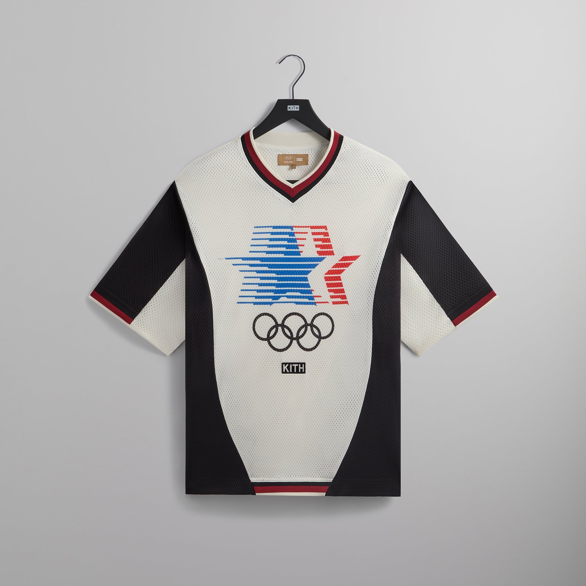 Kith for Olympics Heritage Mesh Darin Warm Up Shirt - Silk