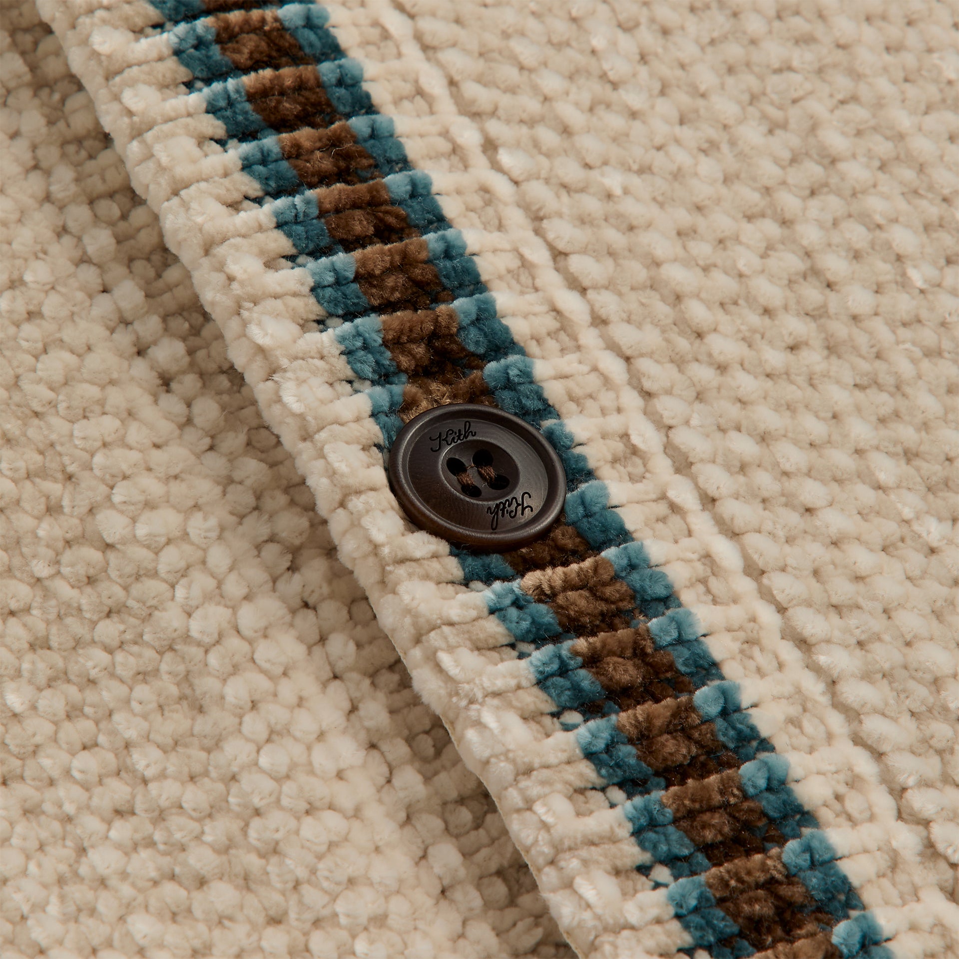 Kith Button Front Reuben Sweater Vest - Sandrift