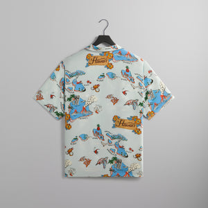 UrlfreezeShops Hawaii Thompson Camp Collar Shirt - Oyster